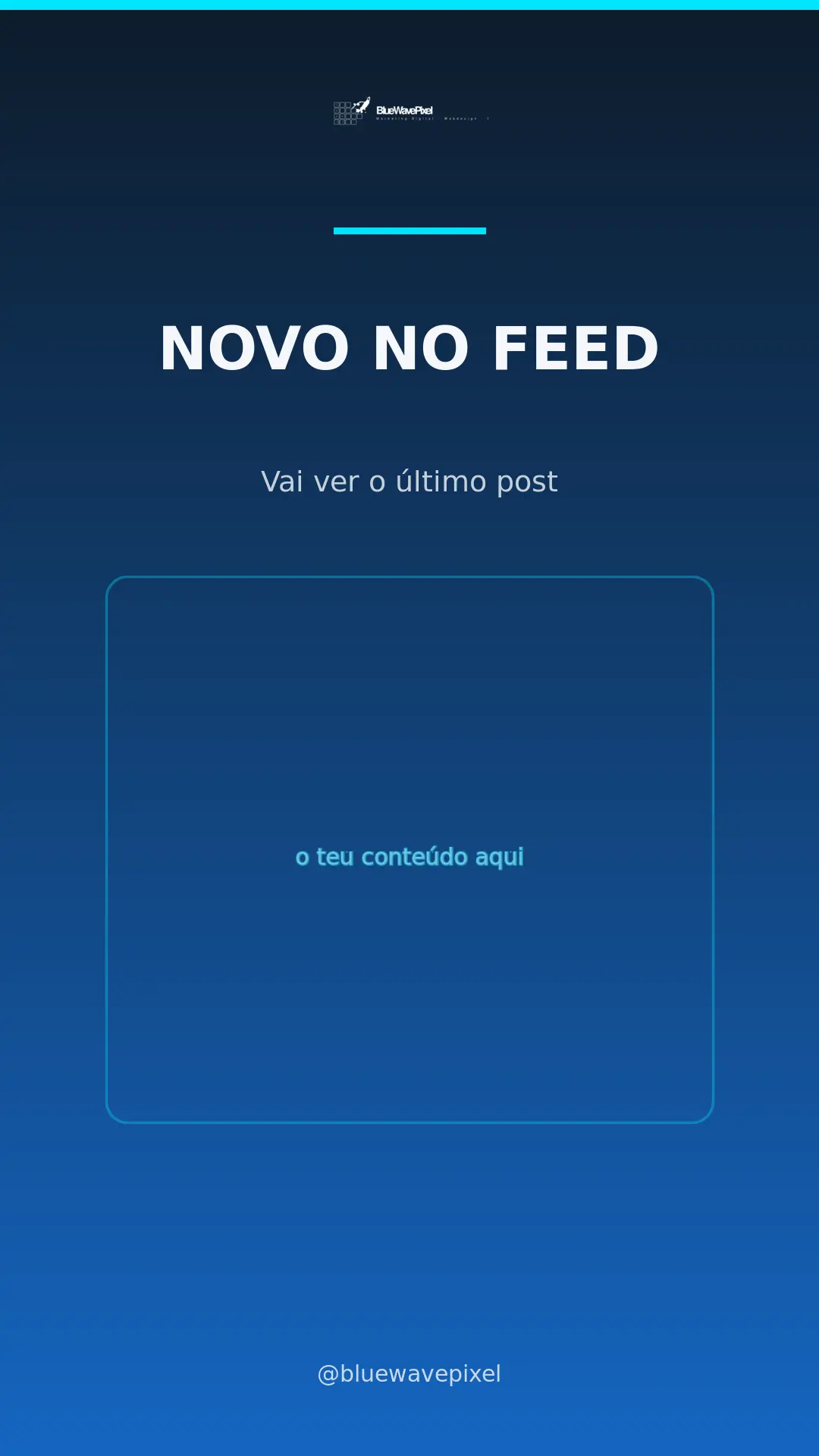 Novo no feed
